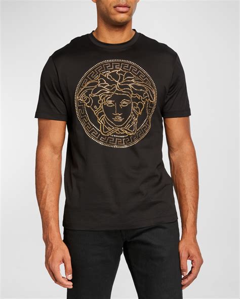 versace collection medusa print t shirt|versace medusa t shirt men.